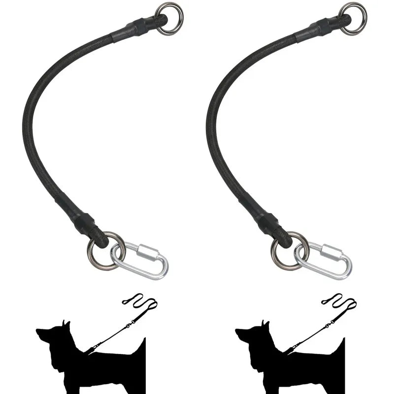 45cm Nylon Dog Leash Extender with Quick-Release Buckle