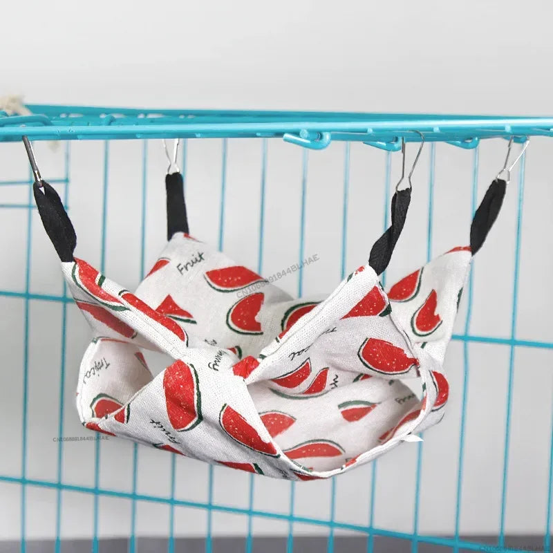 أرجوحة هامستر مخمل دافئ بطبقة مزدوجة