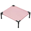 Elevated Pet Bed with Detachable Frame and Breathable Mesh