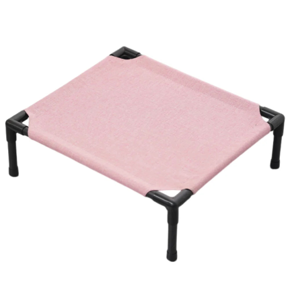 Elevated Pet Bed with Detachable Frame and Breathable Mesh