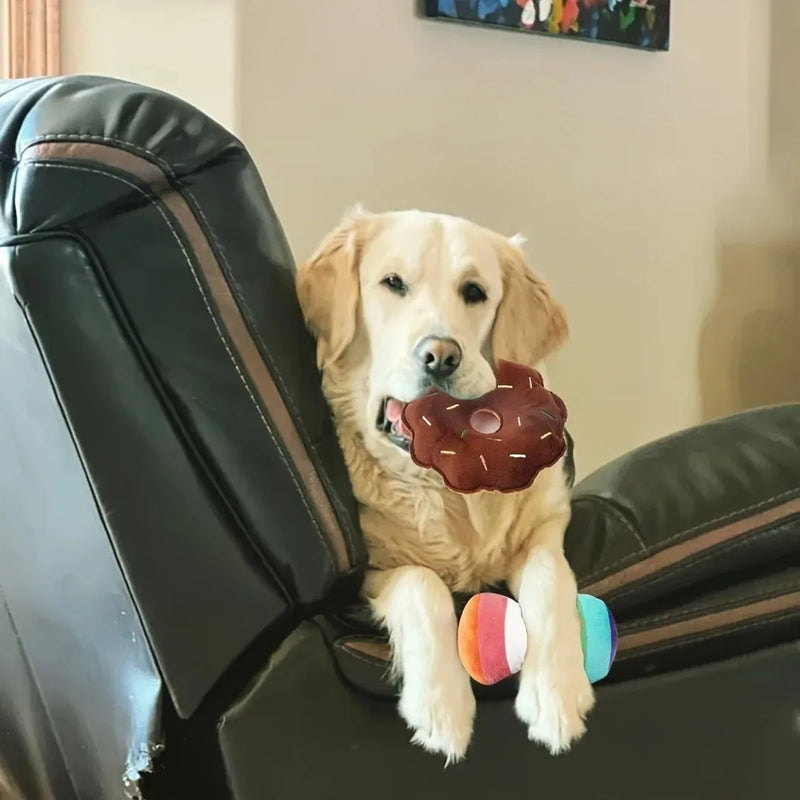 Ensemble de 7 Jouets en Peluche qui Grincent pour Chiots