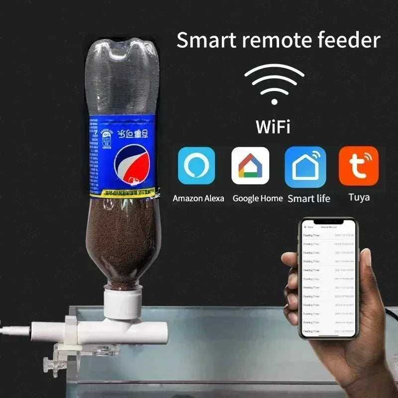 Intelligenter WiFi-Automatischer Fischfutterautomat