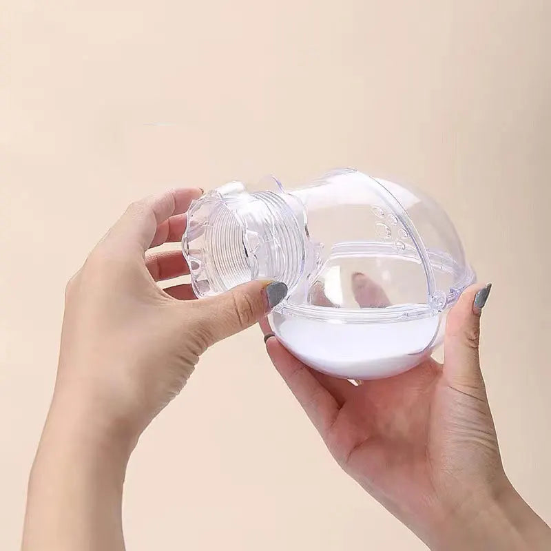 Bac à bain de sable translucide pour hamster