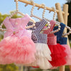 Vestido de Encaje a Rayas para Gatos y Perros