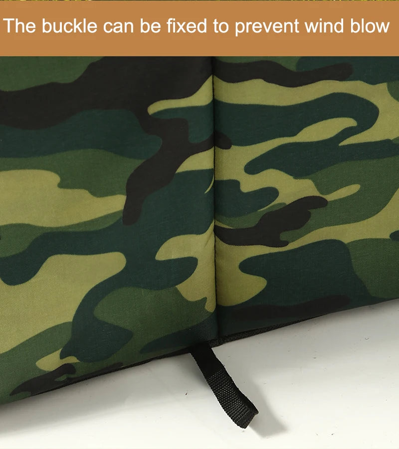 بيت قطط خارجي مقاوم للماء مع وسادة