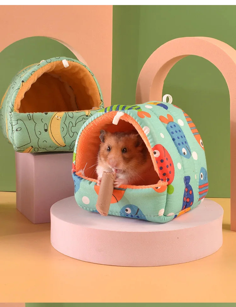 Niche Douillette pour Petits Animaux : Hamsters, Cobayes & Lapins