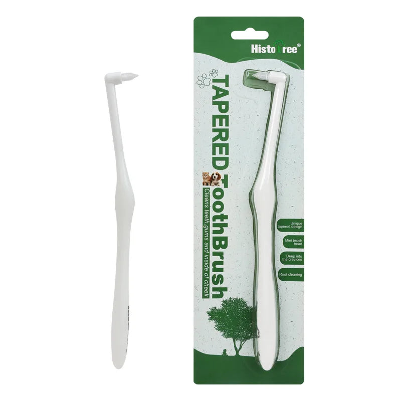 Soft Bristle Pet Toothbrush for Small Dogs and Cats