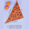 Halloween Dog Bandana with Pumpkin and Spider Web Design