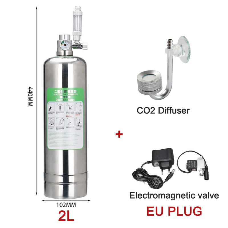 Edelstahl-Aquarium CO2-Generator