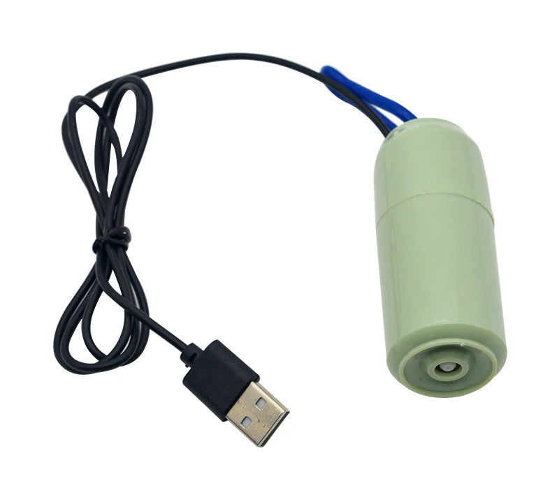 Energy-Saving USB Aquarium Air Pump with Air Stone and Silicone Tube