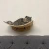 Wall-Mounted Cat Climbing Shelf Set with Hammock and Scratching Posts