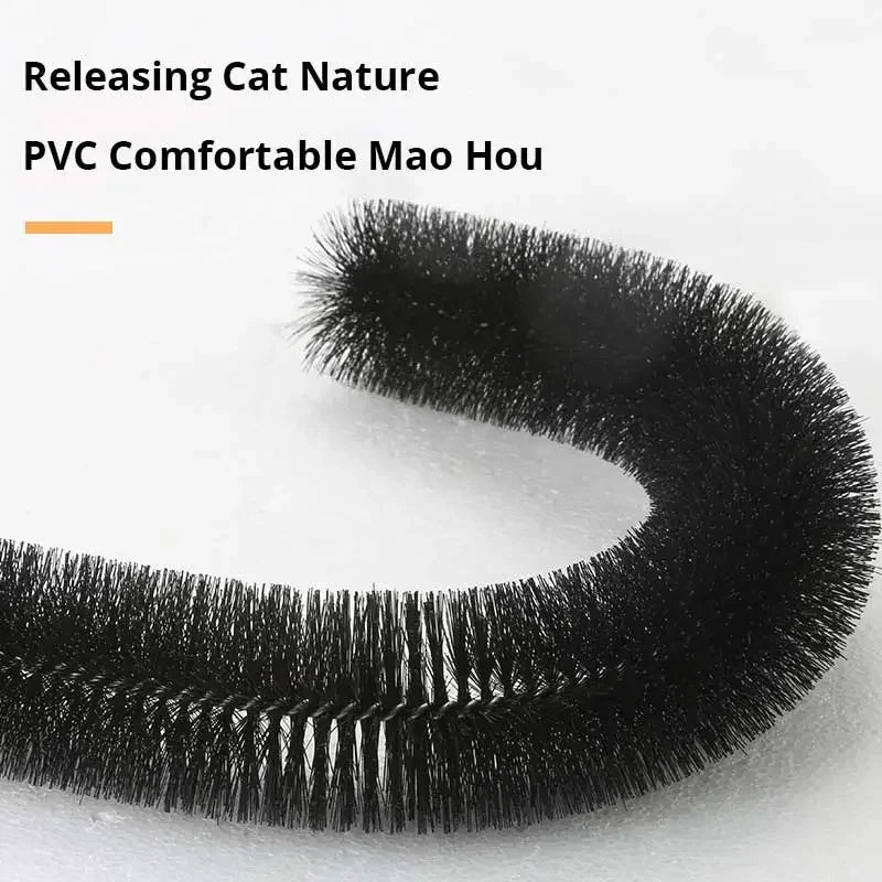 Archet de Toilette pour Chat avec Brosse Massage et Panneau à Griffer