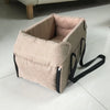 Portable Console Booster Dog Car Seat for Small Dogs and Cats