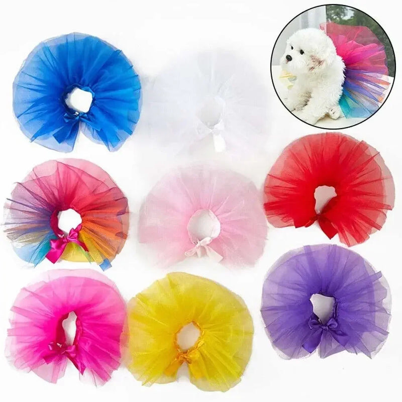 Vestido Tutú de Encaje para Princesas: Perros Pequeños y Medianos