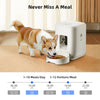 Distributeur de nourriture intelligent pour animaux avec caméra Wi-Fi