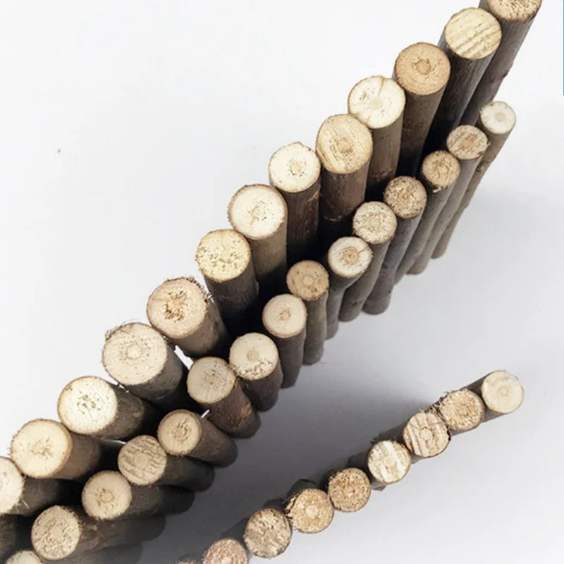 Natural Willow Branch Small Pet Chew Toy with Climbing Arch Bridge