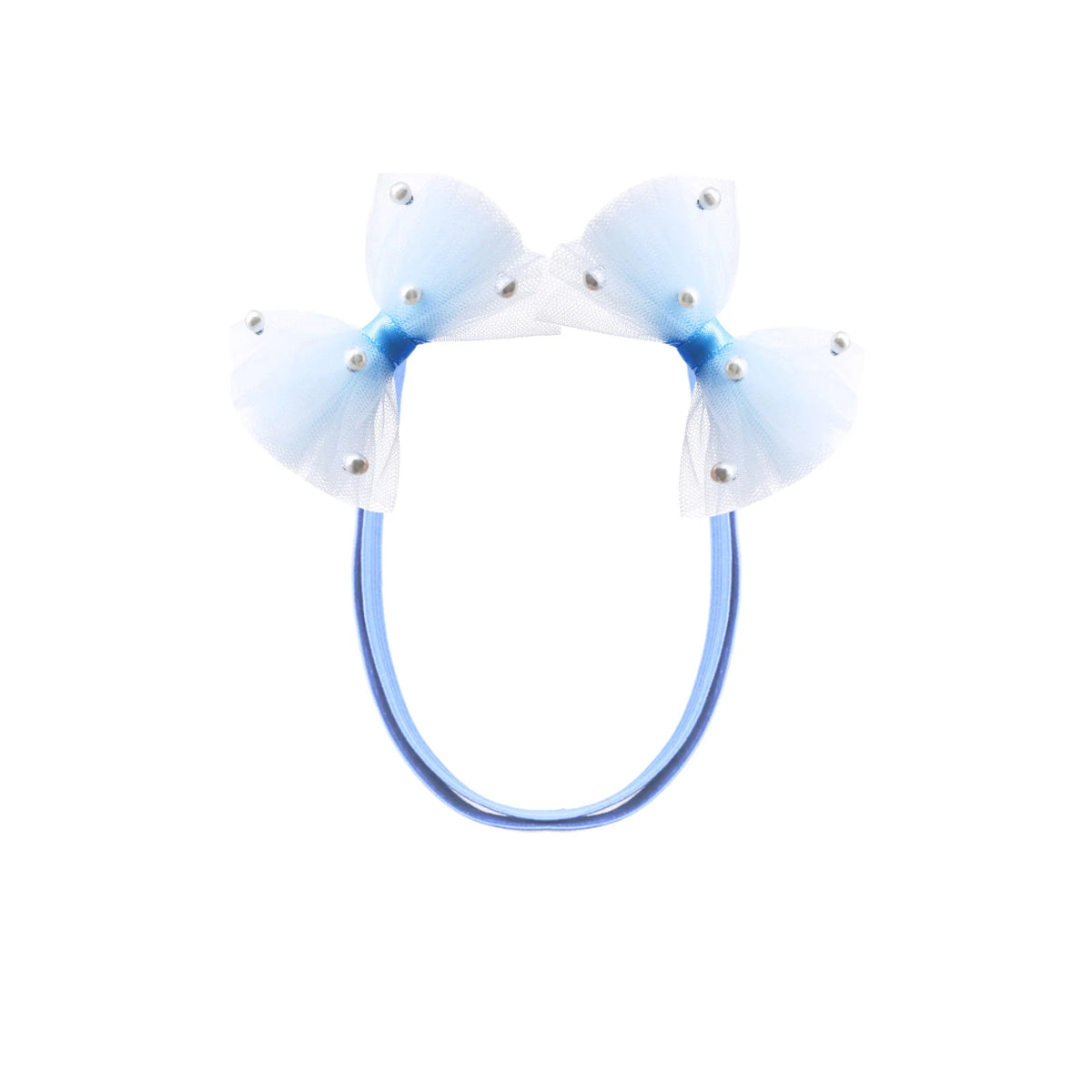 Adjustable Pearl Dog Bows with Elastic Bands for Stylish Pets