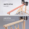 Wooden Bird Activity Center with Perch, Ladder & Swing