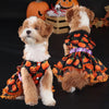 Pumpkin Lace Dog Dress for Small Dogs