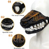 Scary Dog Muzzle Costume Mask with Fake Teeth