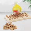 Juguete Natural de Madera para Forrajeo y Masticación de Loros