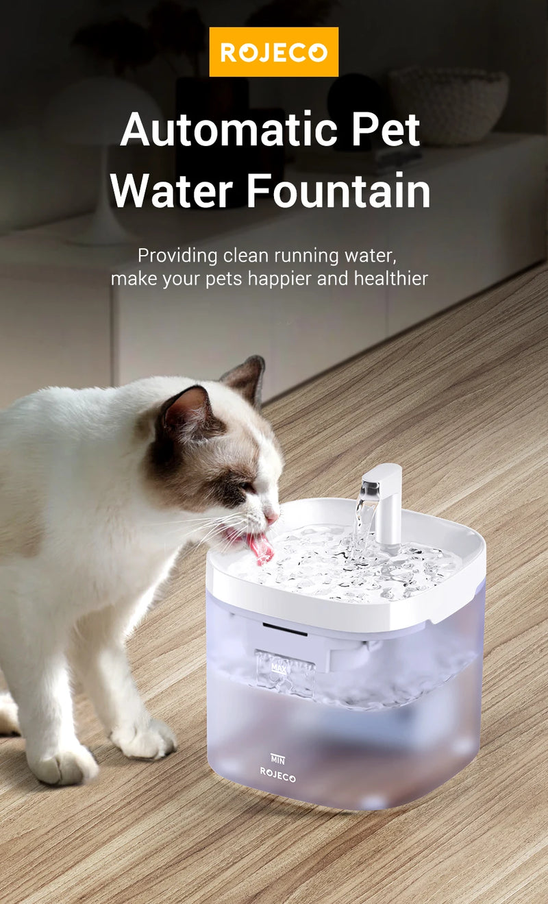 Fontaine à eau pour animaux avec deux modes de débit