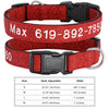 Personalisierte bestickte Nylon-Hundehalsband