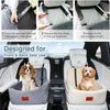 Washable Dog Car Seat with Removable Orthopedic Cushion