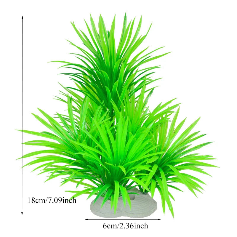 Realistic Artificial Aquarium Plants for Fish Tank Décor