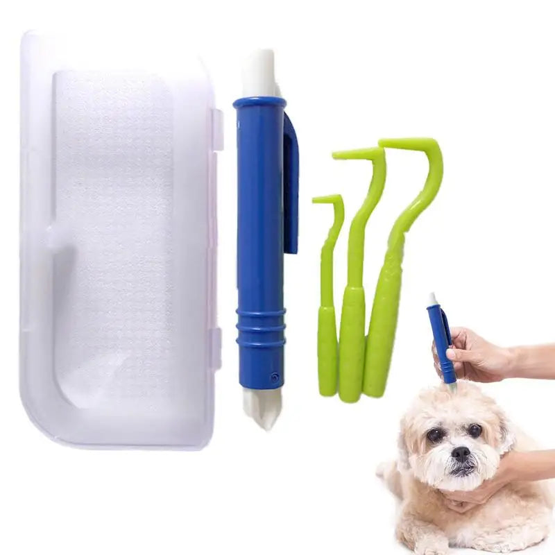 Kit de Herramientas para Retirar Garrapatas de Mascotas