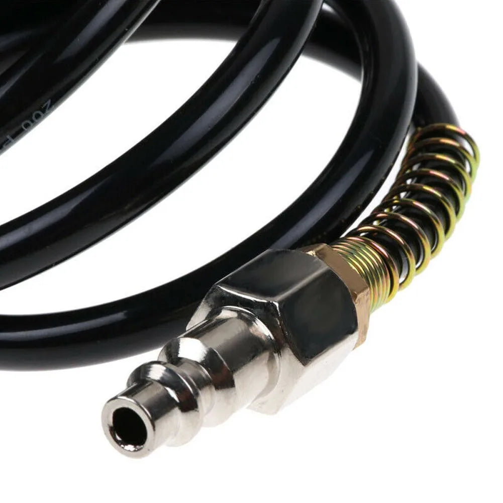 25 FT Heavy-Duty Air Compressor Hose with Quick-Coupler