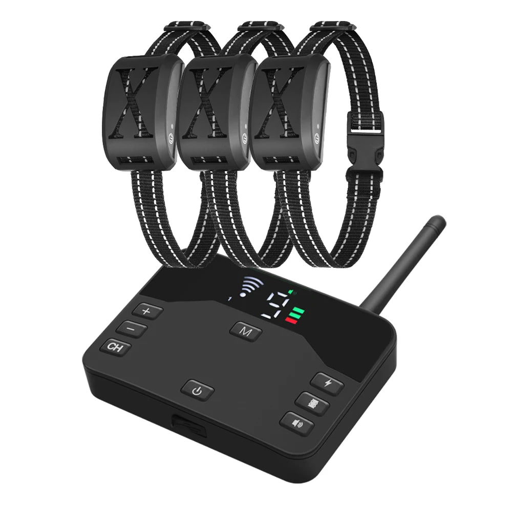 2-in-1 Wireless Dog Training Collar with Remote and Electric Fence