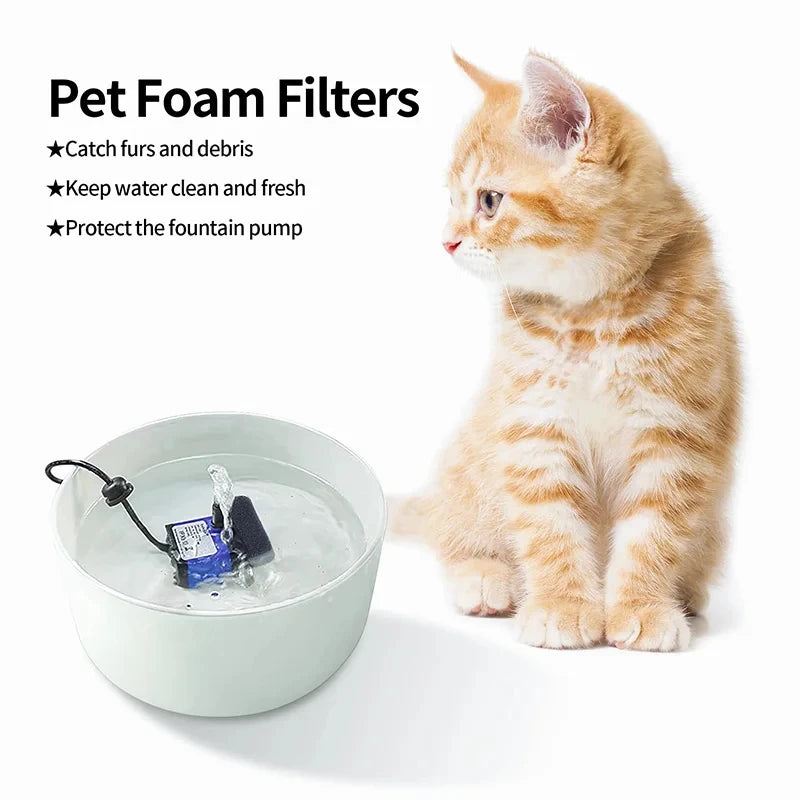 Sponge Filter Refills for Pet Drinking Fountains