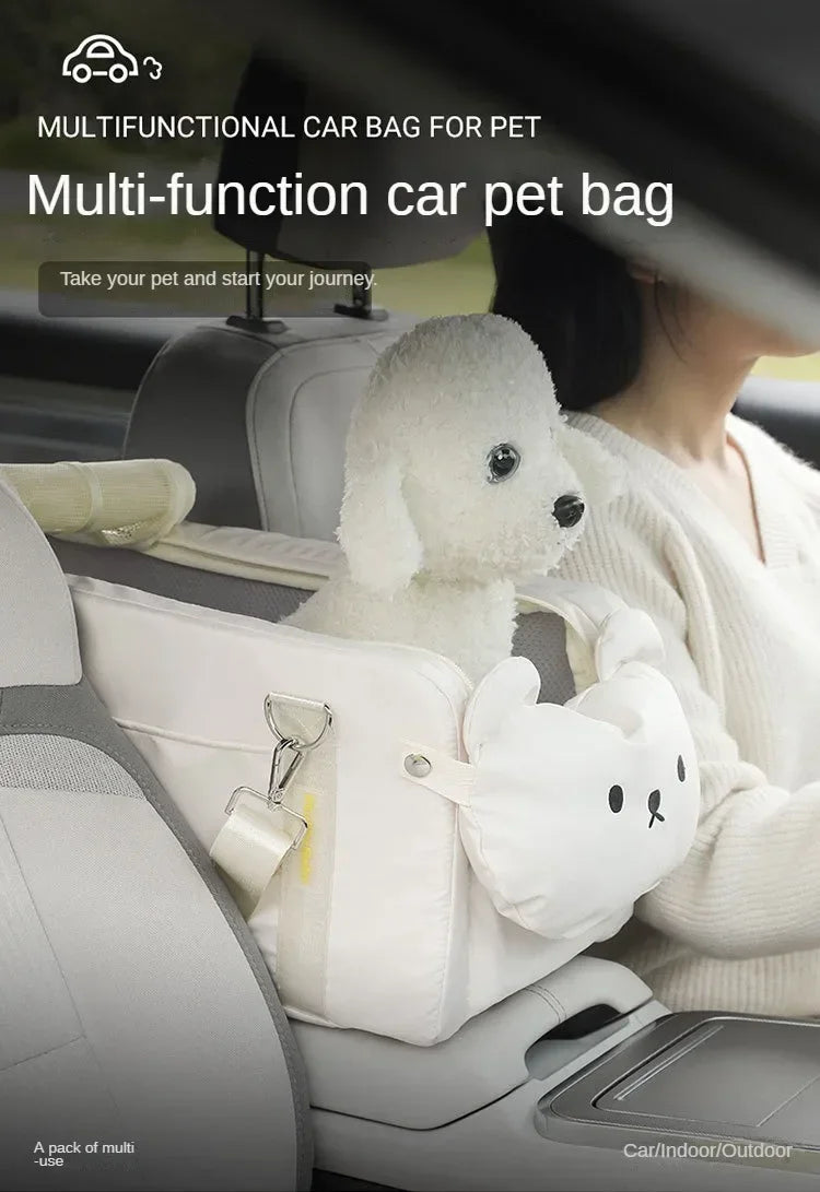 Siège Auto Surélévé pour Chiens et Chats