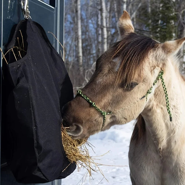 Baisher Adjustable Hay Bags for Horses and Livestock