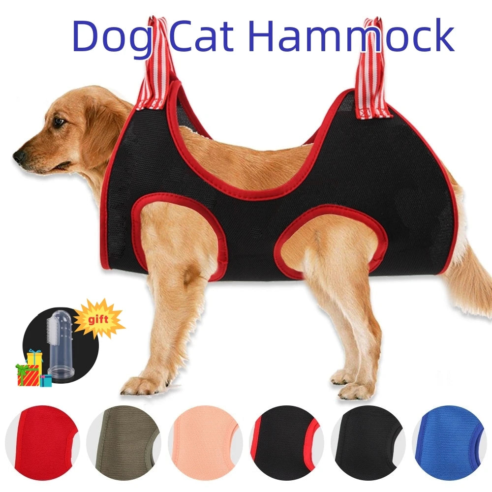Pet Grooming Hammock for Nail Trimming and Bathing