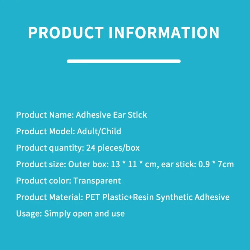 Reusable Earwax Removal Swabs with Adhesive Tips
