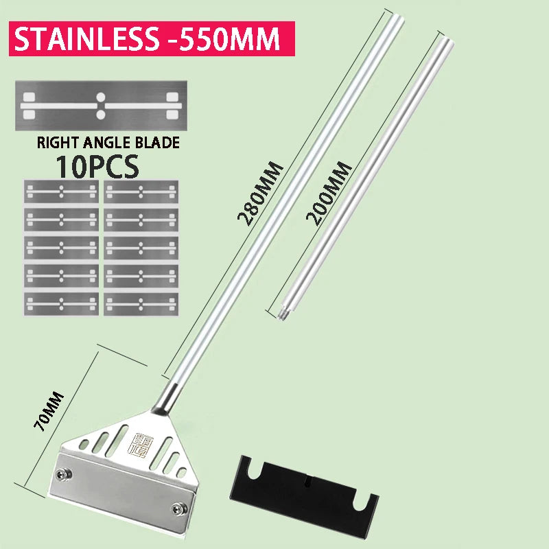 Racleur de verre d'aquarium extensible