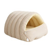 Cozy Plush Cat Cave Bed with Removable Washable Cover