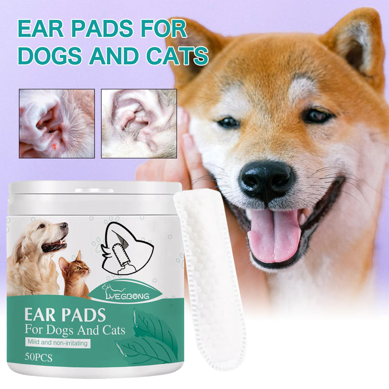 Lingettes Douces pour le Nettoyage des Yeux et des Oreilles de Votre Animal