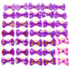 Pet Hair Bows with Rubber Bands - Assorted Styles for Small Dogs and Cats