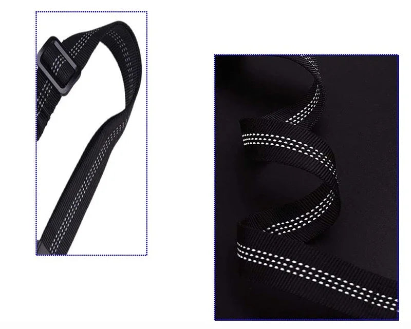 Two-in-One Pet Harness and Car Safety Belt with Reflective Leash