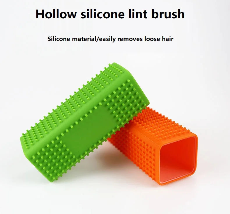 Silicone Pet Hair Removal Brush for Car & Home