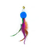 Interactive Cat Feather Toy with Bell