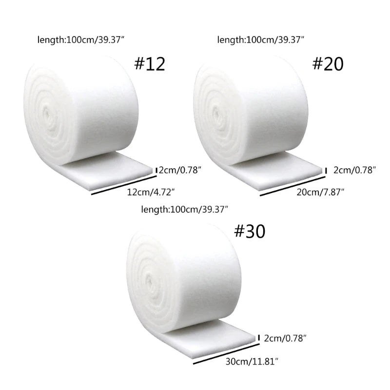 Rouleau de média filtrant à double densité pour aquarium