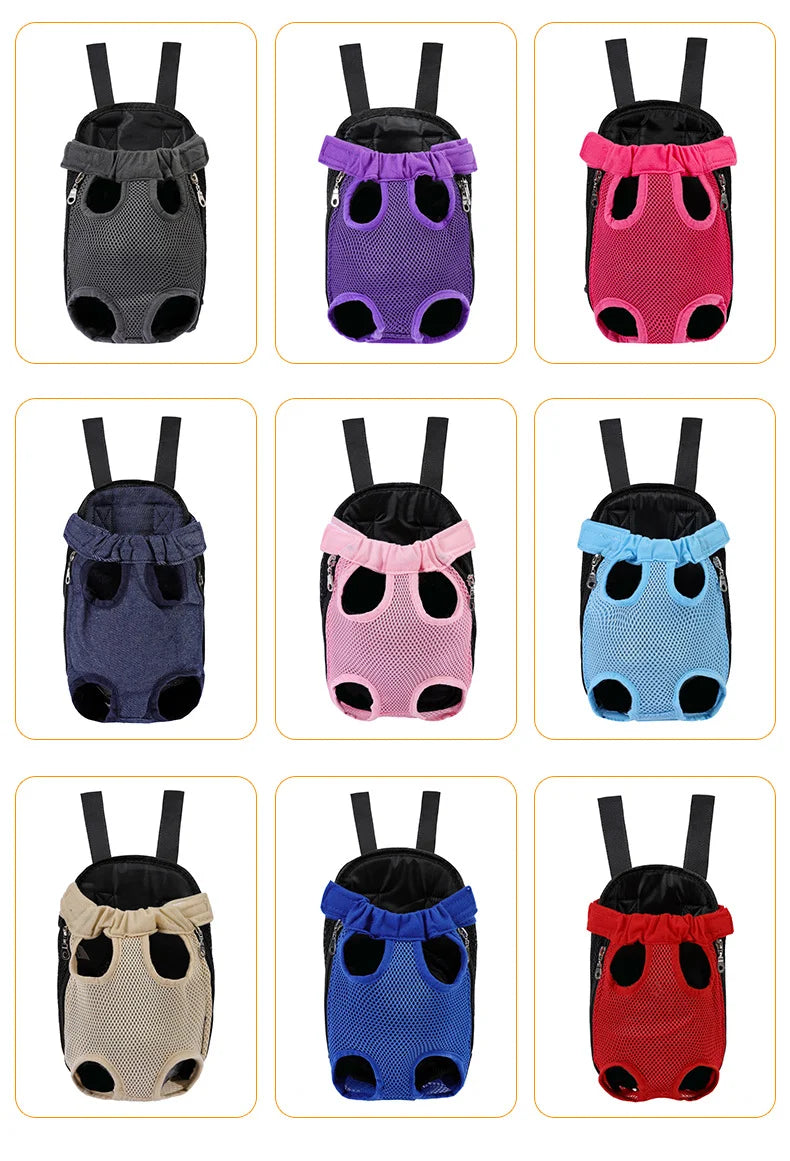 Adjustable Pet Carrier Backpack for Small Dogs and Cats