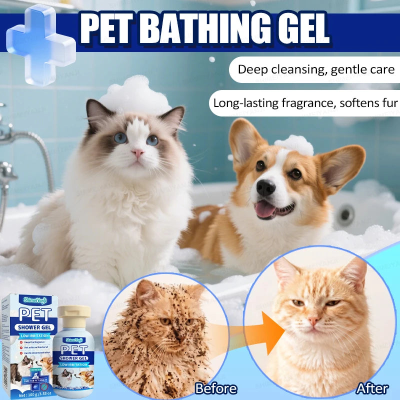 Gentle Hypoallergenic Shampoo & Conditioner Set for Dogs and Cats