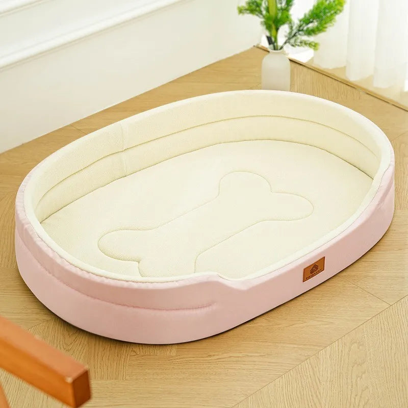 Waterproof Oxford Dog Bed with Removable Washable Cover