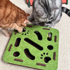 Labyrinthe Puzzle en Feutre Interactif pour Chat avec Clochette