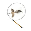 Jouet Interactif pour Chat en Forme de Paon avec Clochette